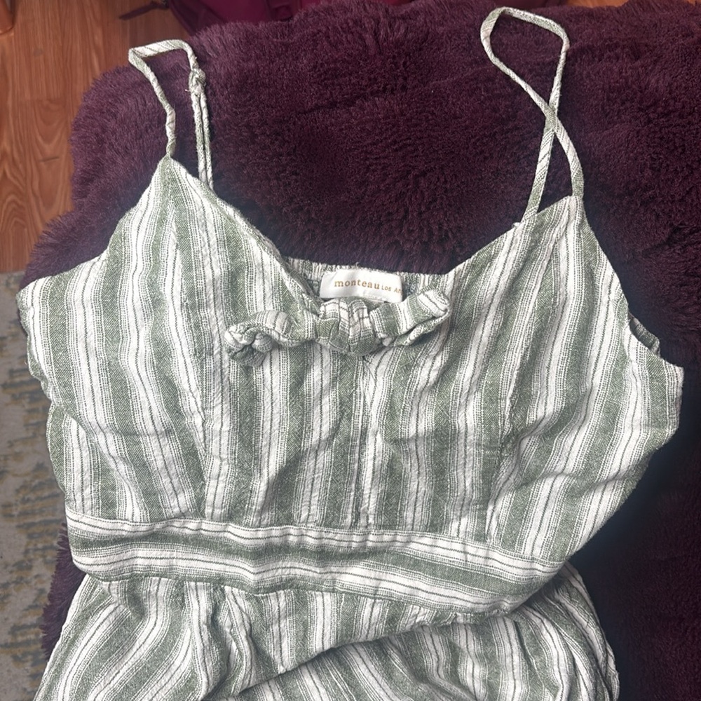 Striped Romper - Picture 2 of 5